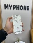 Case "Princess Miracle" للأيفون – تصميم التموجات مع فيونكات وردية