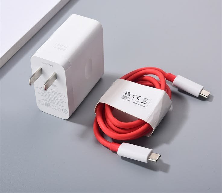 Nouveau chargeur rapide OnePlus 10T 160W SuperVOOC adaptateur secteur US_EU_UK 12A câble USB C vers